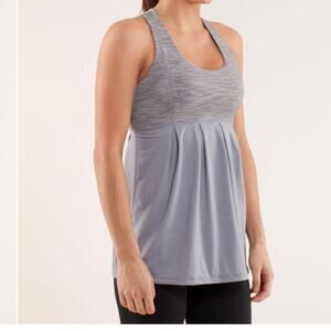 Lululemon Power Dance Grey Top Size 6